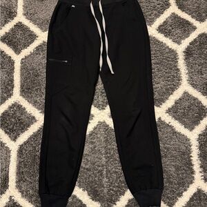 Figs Black Zamora scrub pants - XS